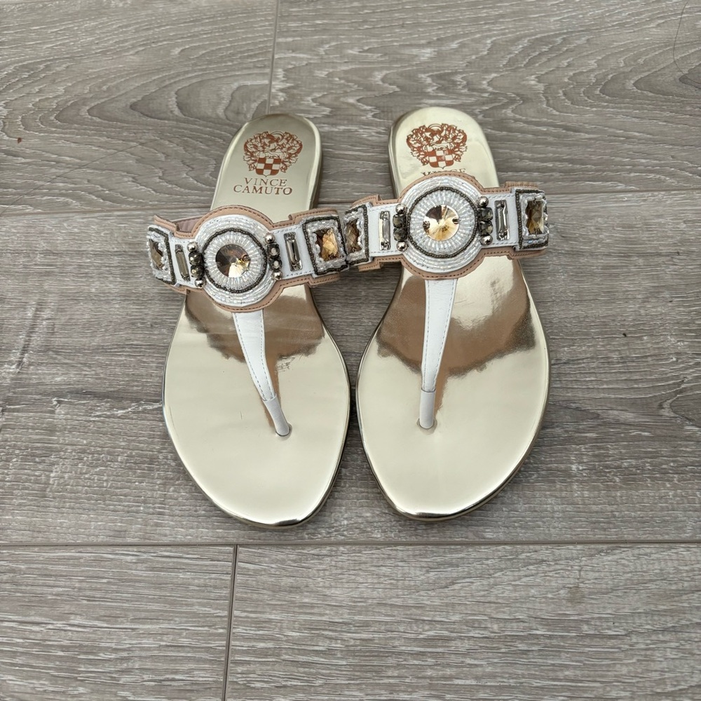 Vince Camuto White Madith Sandals US 7